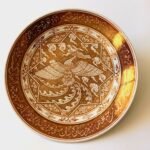 zarinfaam lustreware plate